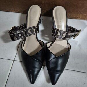 Charles & Keith Black Pointed Heels